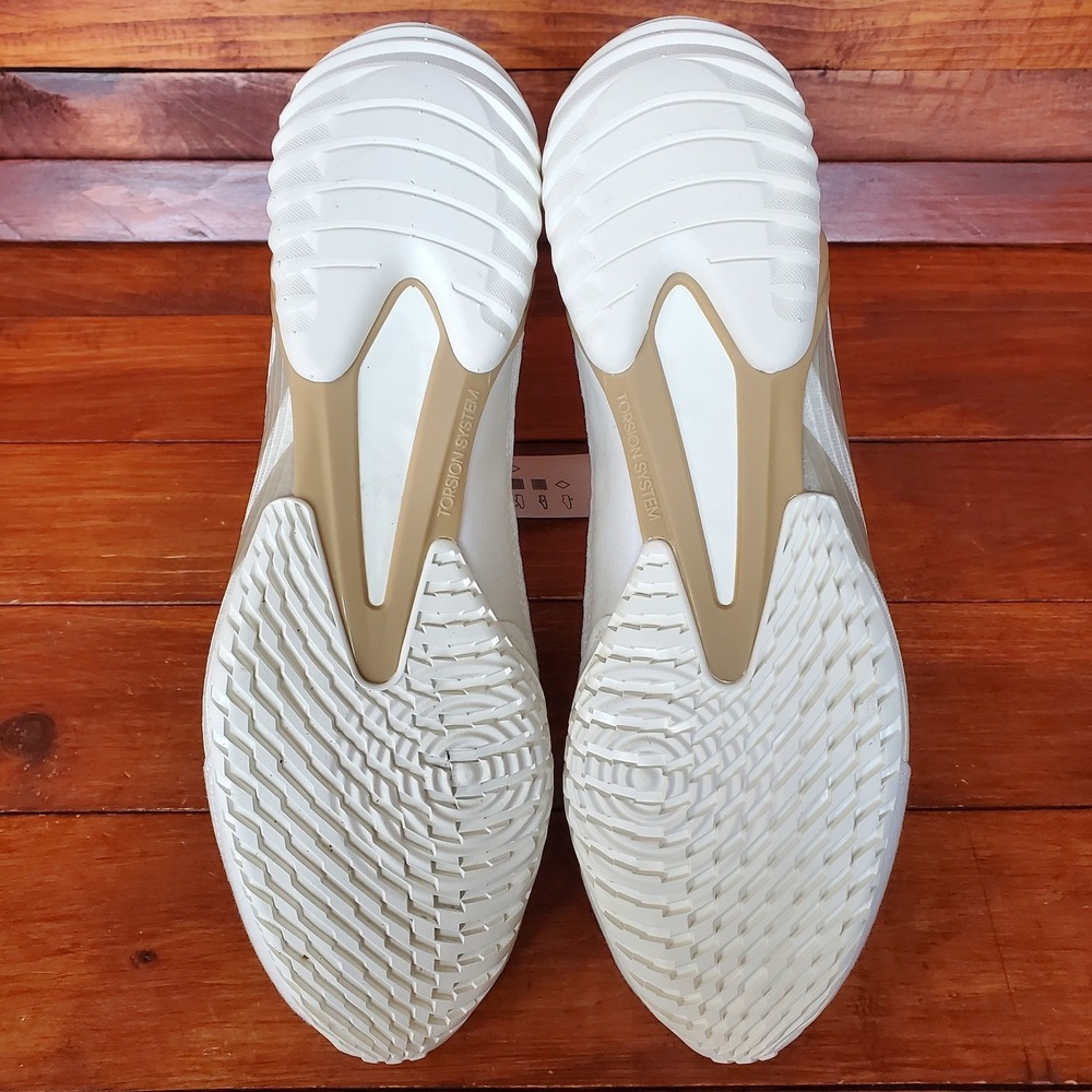 Adidas Speedex 23 Boxing Shoes‎ Men 7 Women 8 Off White Gold High Top New - Picture 6 of 8